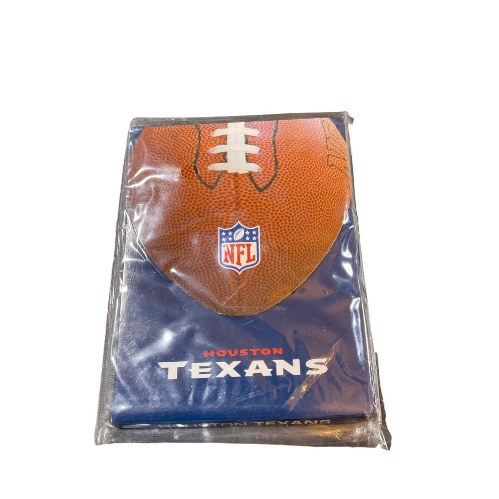 Houston Texans NFL Memo Pad 60 Sheets 3" x 4" Football‎ Design Markings